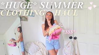 *HUGE* summer clothing try-on haul *ft. white fox boutique*