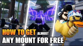 AUT How to get Any Mounts for FREE Mingo Quest Shadows Demand Location etc  A Universal Time