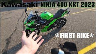 BRAND NEW 2023 KAWASAKI NINJA 400 KRT First Bike Review