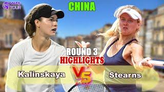 Anna Kalinskaya vs Peyton Stearns RD. 3 China Open wta 2024 FULL Highlights