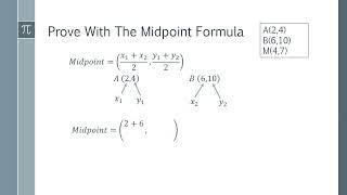 How to Prove that a Point is The Midpoint of a Line