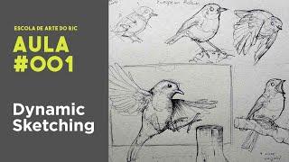 Introdução ao Dynamic Sketching Desenho de Construção - Aula 001 - Escola de Arte do Ric