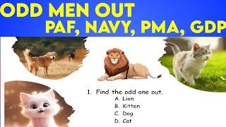 Verbal Intelligence Test Preparation 2024NavyPAFPMAGDPAFNSOdd Men Out MCQsBilal Ahmad