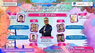 Literasi Digital - Bijak Bermedia Sosial Jangan Asal Sebar di Internet Kab Aceh Utara 23112021