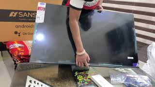 SANSUI LED SMART TV  JSW32ASHD  ANDROID TV  UNBOXING REVIEW & PRICE  sansui 43 inch 4k tv 