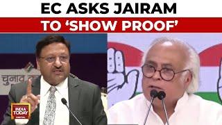 Give Details Of DMs We Will Take Action ECs Rajiv Kumar Lashes Out At Congress Jairam Ramesh