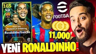 OHA eFootball 2025e EN İYİ RONALDİNHO KARTI GELMİŞ 11.000 COİNE GELDİ eFootball 25