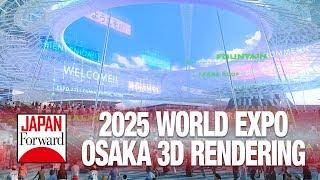 2025 World Expo Osaka 3D Rendering  JAPAN Forward