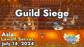 Guild Siege Lv 80 Lawolf Server July 14 2024  Flyff Universe