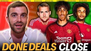 DONE DEAL Joshua Zirkzee to Man United️ Leny Yoro to Man Utd De Ligt DEAL CLOSE