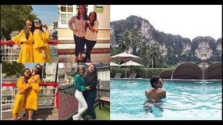 Iqra aziz with her Sister Sidra Enjoying Vacations in Malaysia