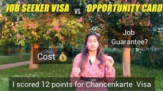 Move WITHOUT Job Offer with Germany Opportunity Card  Cost and Point Calculation for Visa