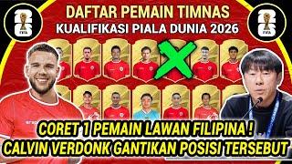 KEJUTAN BESAR Daftar Pemain Timnas Indonesia vs Filipina Kualifikasi Piala Dunia 2026