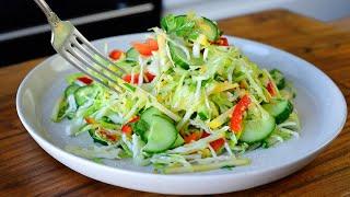 Essen Sie diesen einfachen Gurkensalat zum Abendessen und Sie werden Bauchfett verlieren