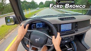 2021 Ford Bronco Wildtrak Sasquatch - Doors Off Driving Impressions POV Binaural Audio