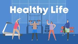 Sports Make Healthy Life  Sports Benefits Animation Explainer Video Editable