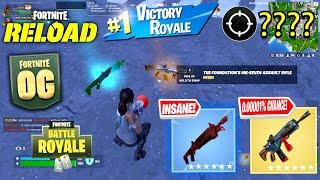 OG Fortnite Reload   MYTHIC MK7 ASSAULT RIFLE  High Kill Gameplay  Keyboard & Mouse