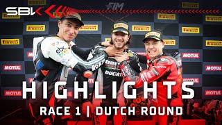 FULL HIGHLIGHTS Race 1 at the Cathedral of Speed   2024 #DutchWorldSBK 