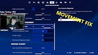 Clix Shows His Movement Settings in Fortnite Chapter 5 Fix Movement