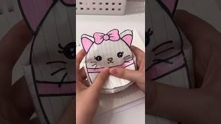 Paper squishmallow tutorial #asmr #squishmallow #papersquishy #paper #diy