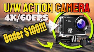 4K60FPS Underwater Action Camera System for under $100 Apeman A87 Review