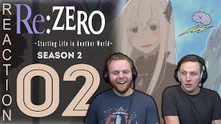 SOS Bros React - ReZero Season 2 Episode 2 - Wait WHAT? ECHIDNA??