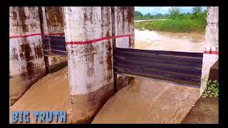 Badganga NadiRiver Laxmanghat KapilvastuRivers water level high and All gates are open.