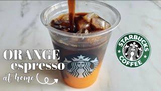 Orange Espresso  Starbucks Orange Espresso