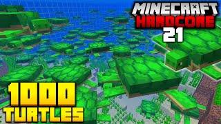 Saving the Turtles in Minecraft Hardcore #21