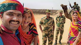 552 Indo Pak International Border Last border post  Camel Petroling  Tour Vlog  Bikaner Rajasth