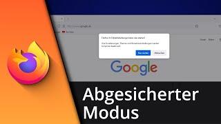 Firefox abgesicherter Modus starten  beenden  Tutorial