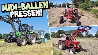 WENDEN  SCHWADEN  PRESSEN  Alle Trecker im Einsatz  DEUTZ - IHC - McCormick