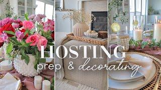 SPRING TO SUMMER HOSTING DECORATING WITH ME  GUEST PREP + FLORAL DECORATING IDEAS 2024