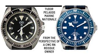 Tudor Pelagos Marine Nationale FXD CWC RN Reissue diver comparison