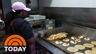 Inside the cafeteria serving Texan-sized meals for Houston football