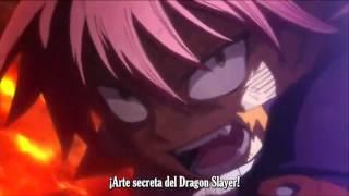 fairy tail - explosión de hojas de rayos