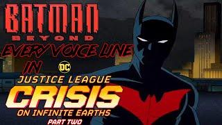 Batman Beyond Every Voice Line