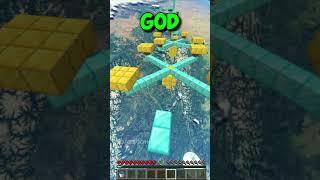 Minecraft Parkour NOOB vs PRO vs GOD vs TECHNO #shorts