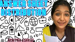 Answer paper distribution day Malayalam comedy Afriyna Ashraf