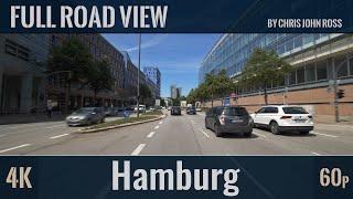 Hamburg Germany Billstedt - Horn - Hamm - St. Georg - Innenstadt - St. Pauli - Altona - 4K 60p