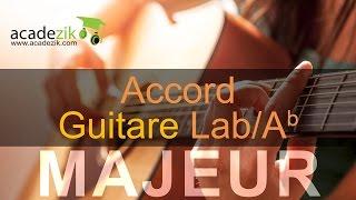 Accord guitare LA bémol Majeur - Ab chord vidéo