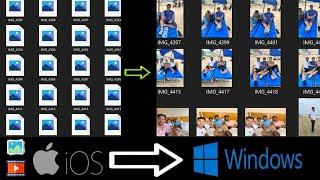 How to open the free HEVC & HEIC  open iPhone images & videos on Windows