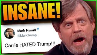 Mark Hamill UNHINGED - Uses Carrie Fishers Death To Hate Trump