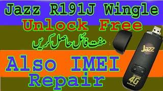 How to Unlock Jazz R191J Wingle and Repair its IMEI Number