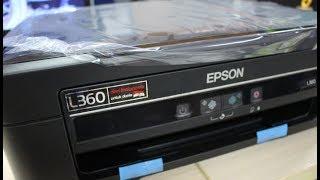 Epson L360 All-in-One Printer - Preparing Installing and Testing