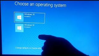 Windows How to remove On Volume 3 windows 10 boot options