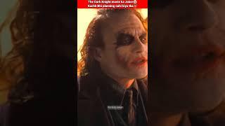 The Dark Knight movie ka Joker Kuchh Bhi planning nahi kiya tha #shorts #viral