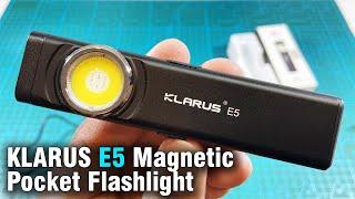 KLARUS E5 Magnetic Pocket Flashlight EDC Flashlight Review