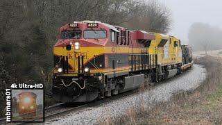 7w4k Mixed Freight & Military Trains on the CSX Abbeville Subdivision GA 02272021