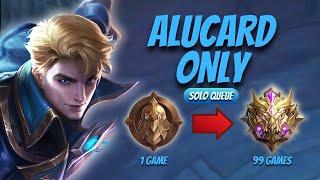 I played ALUCARD ONLY from WARRIOR TO MYTHIC  Mobile Legends